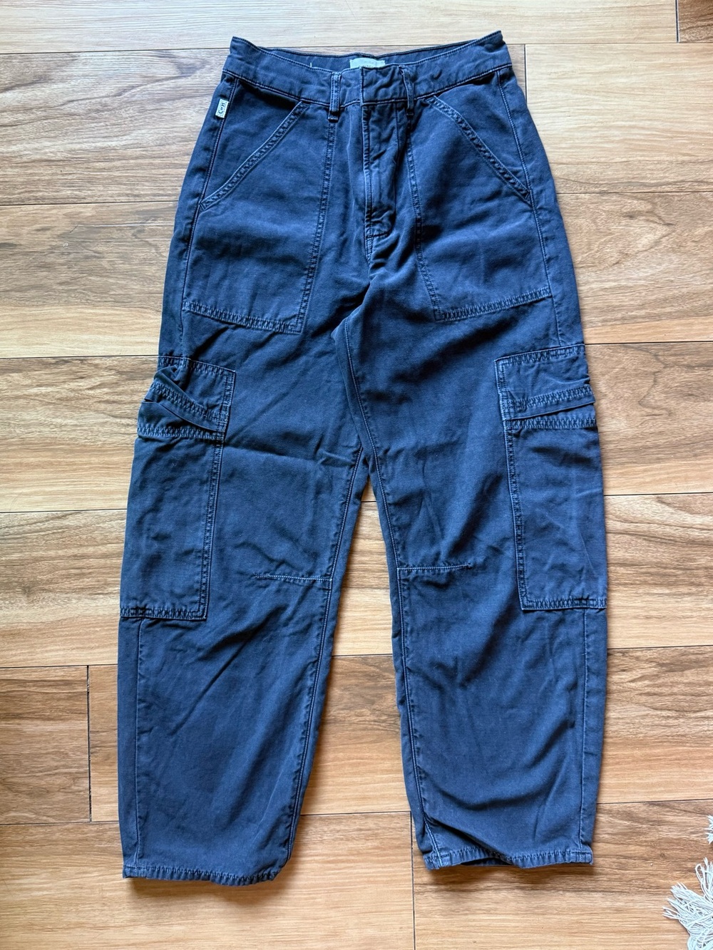 Citizens of Humanity Marcelle Cargo Pants size 25 Washed Black